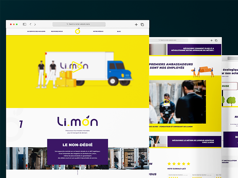 Conception site internet Limon 2